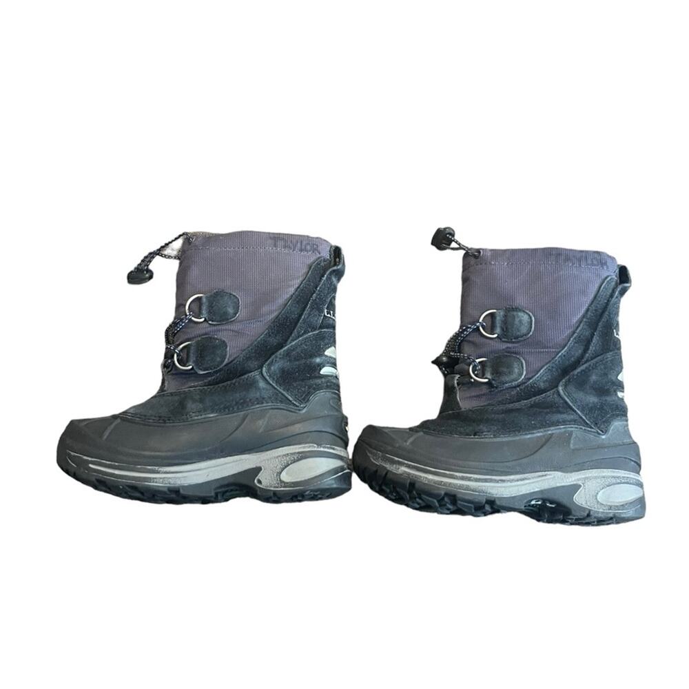 Youth L.L. Bean Purple Suede Waterproof Winter Boots